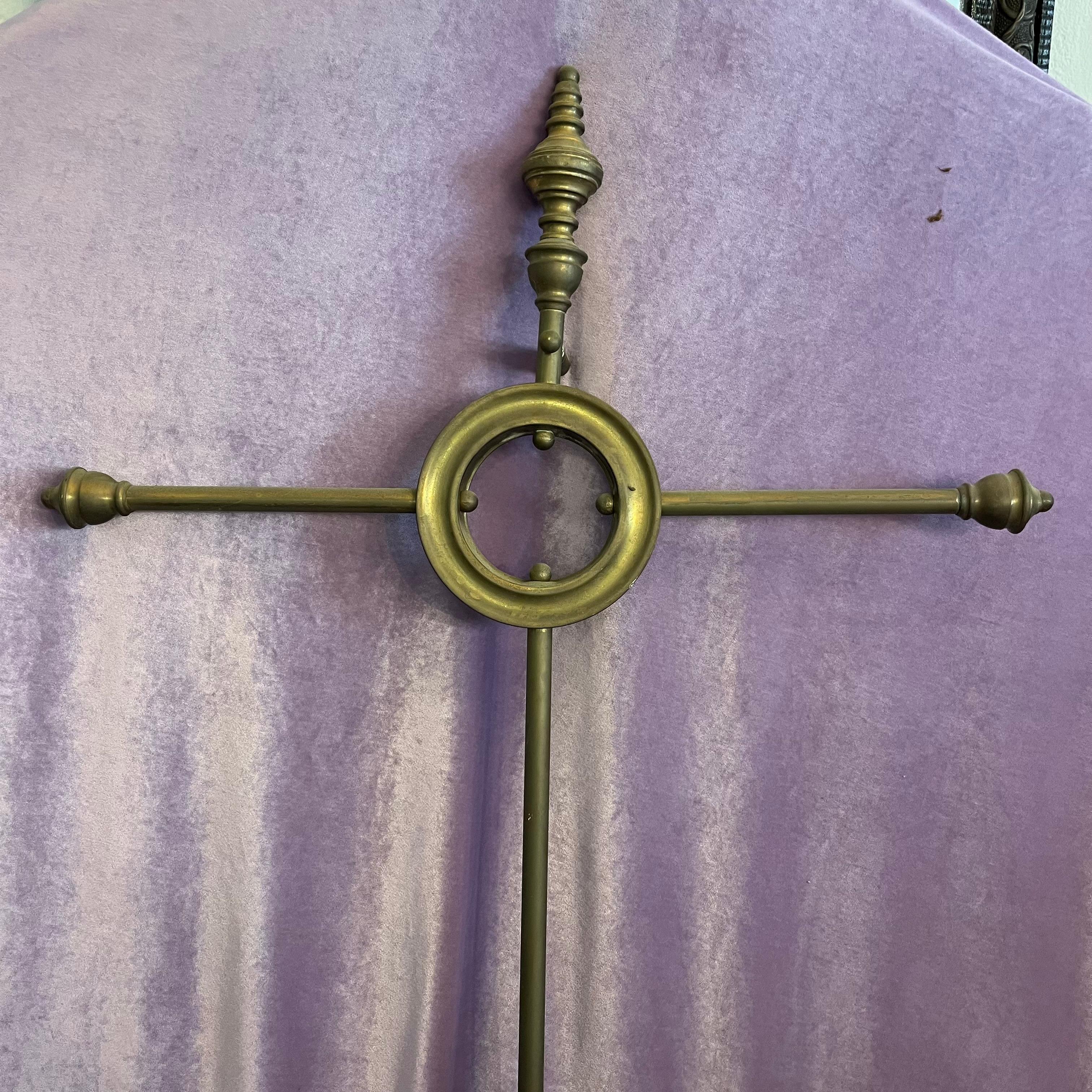 Antique Brass Ecclesiastical Cross