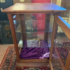 Antique Rosewood Jewellery Display Cabinet