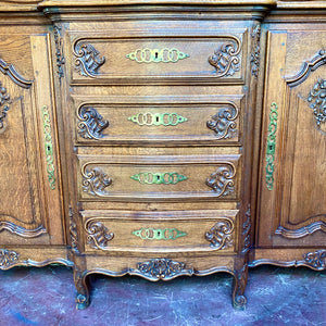 Stunning Carved Oak Antique French Server