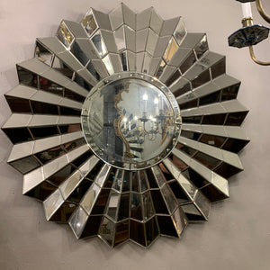 Contemporary Faceted Mirror