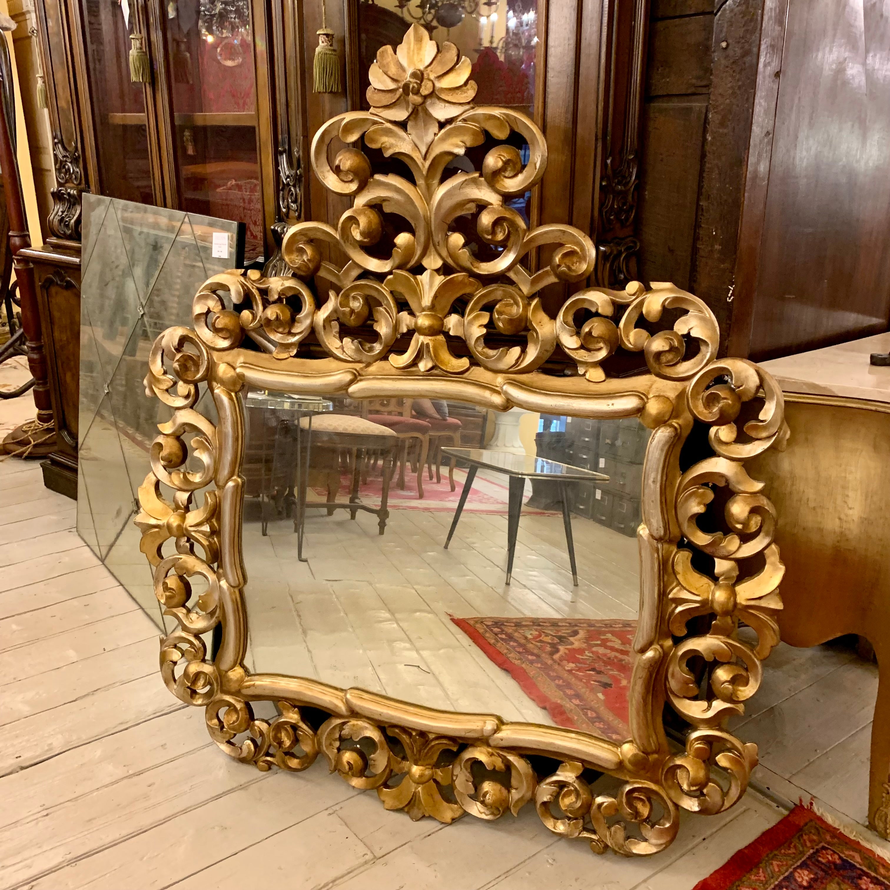 Antique French Gilt Mirror - SOLD