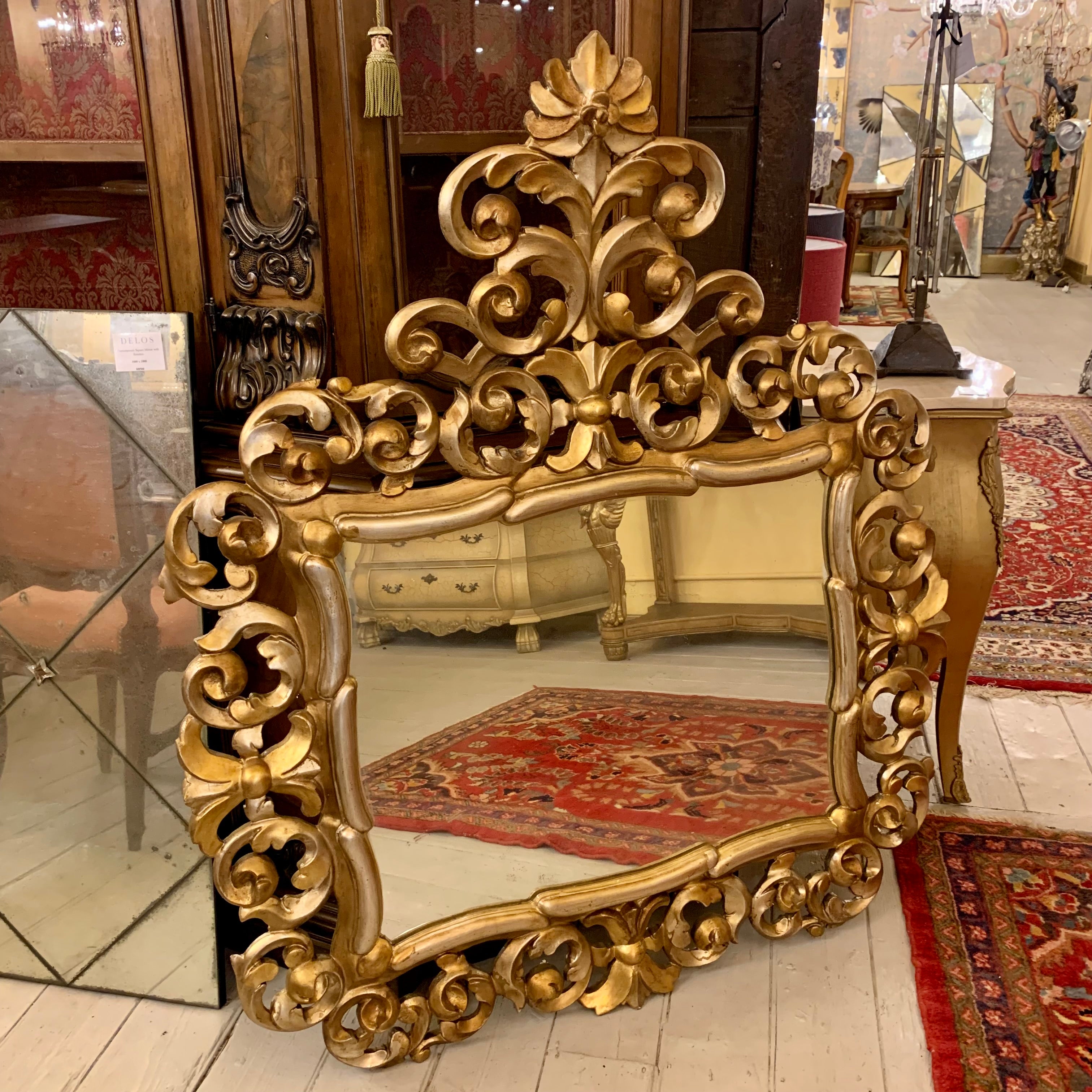 Antique French Gilt Mirror - SOLD