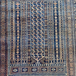 Vintage Hand Woven Rug