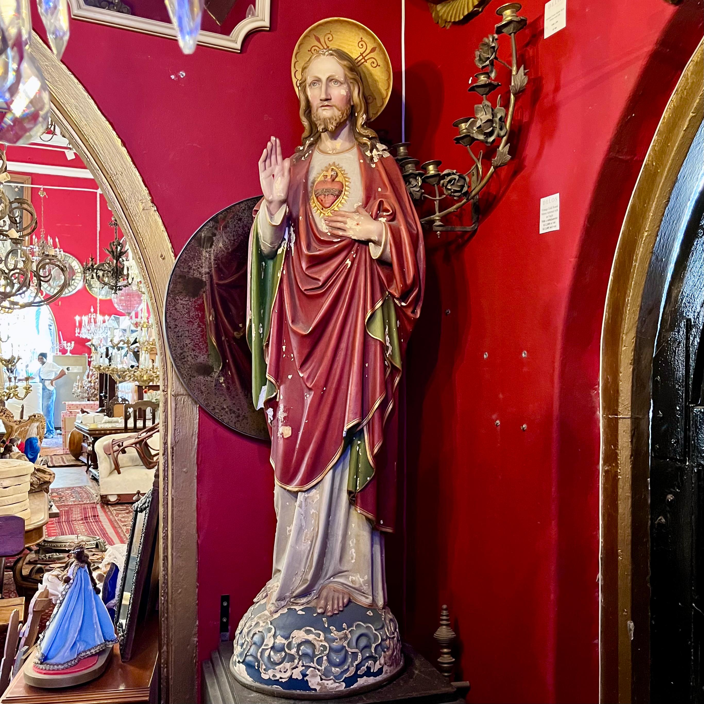 Monumental Sacred Heart of Jesus Statue