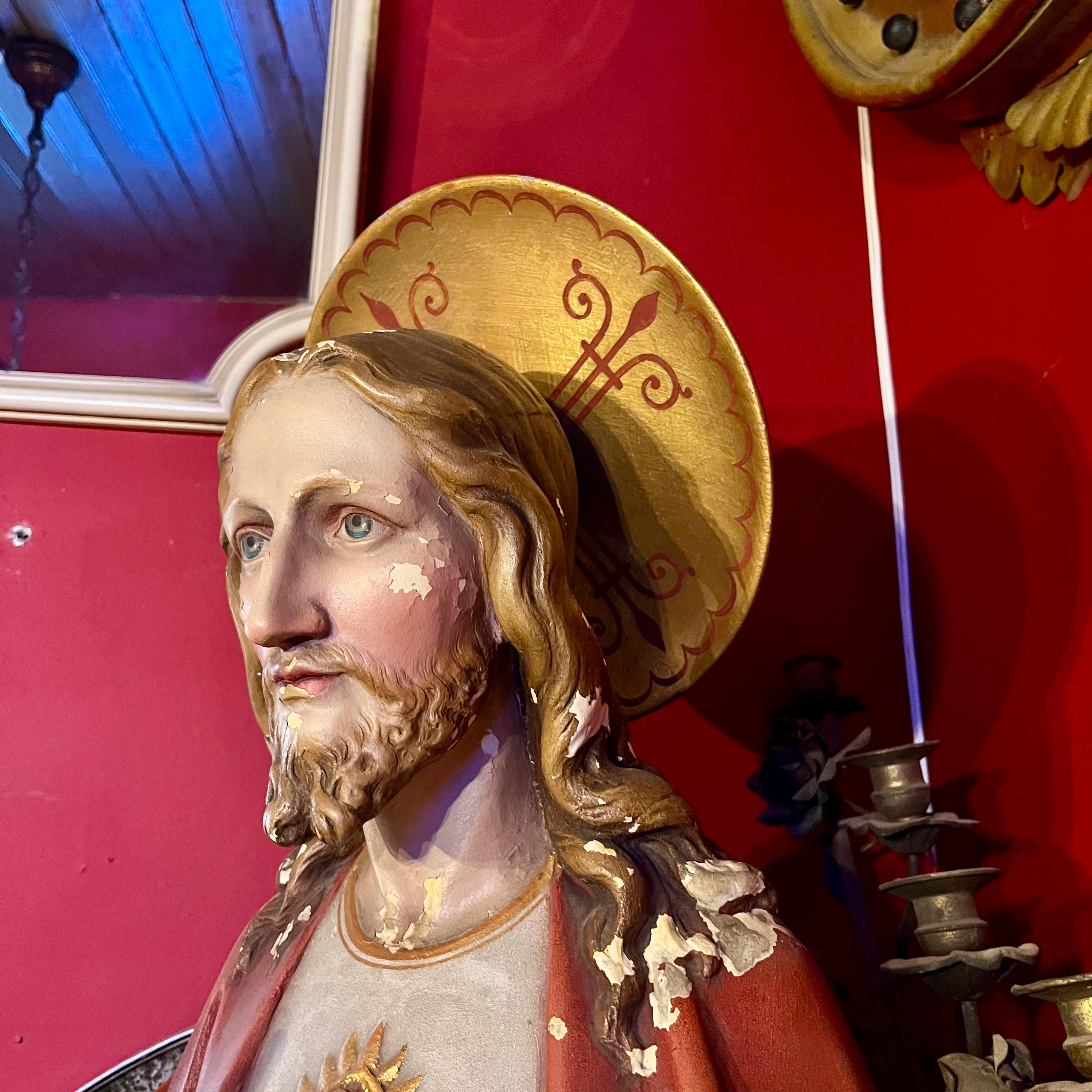 Monumental Sacred Heart of Jesus Statue