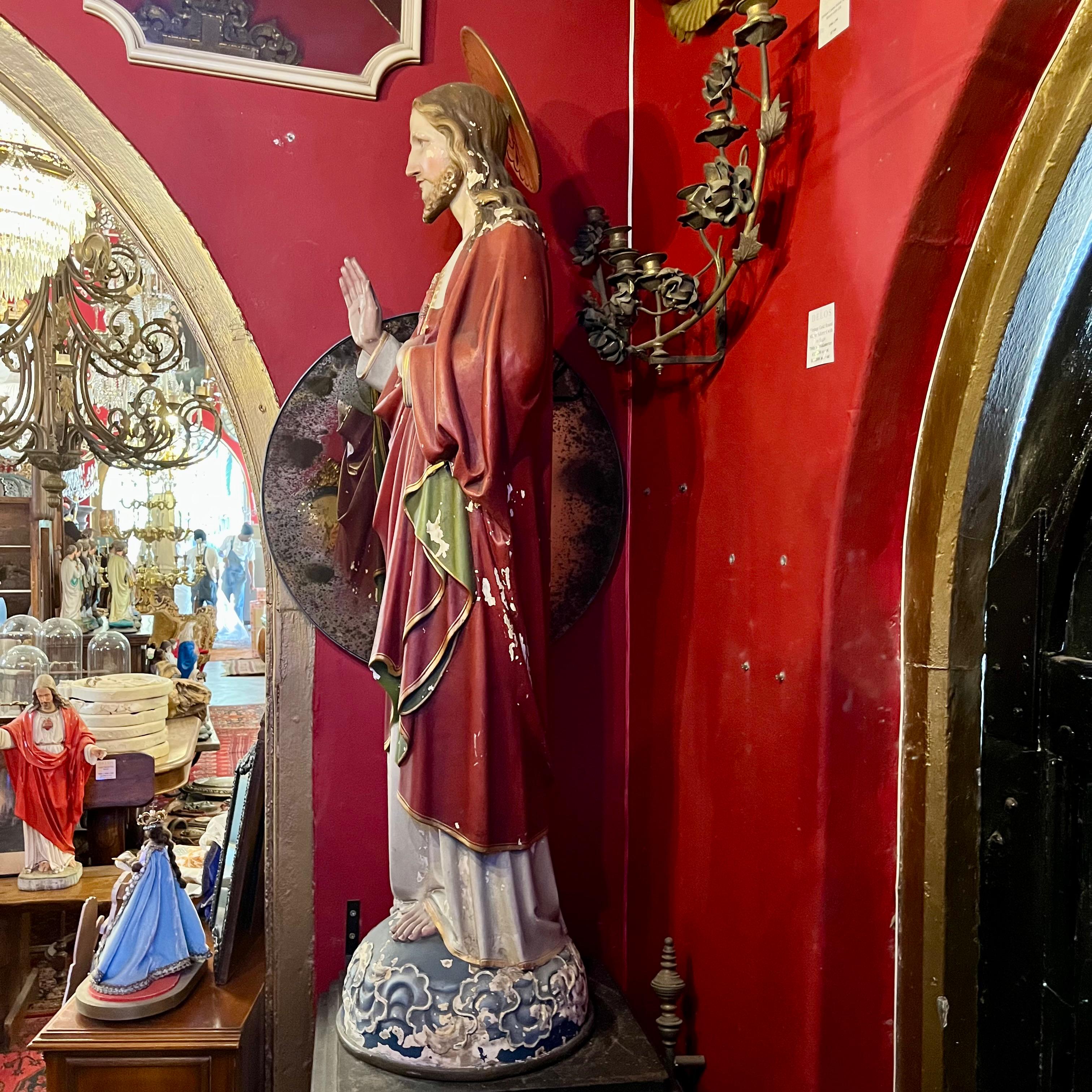 Monumental Sacred Heart of Jesus Statue
