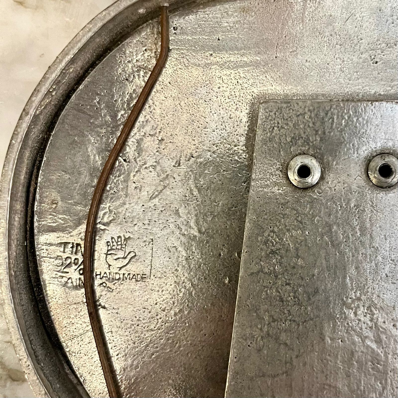 Antique Handmade Heart Photo Frame