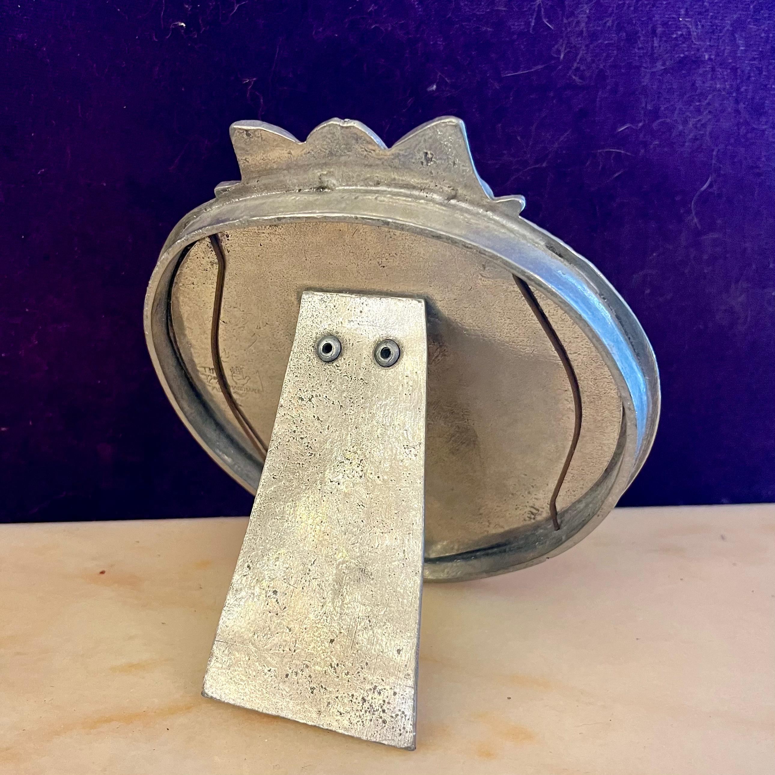 Antique Handmade Heart Photo Frame