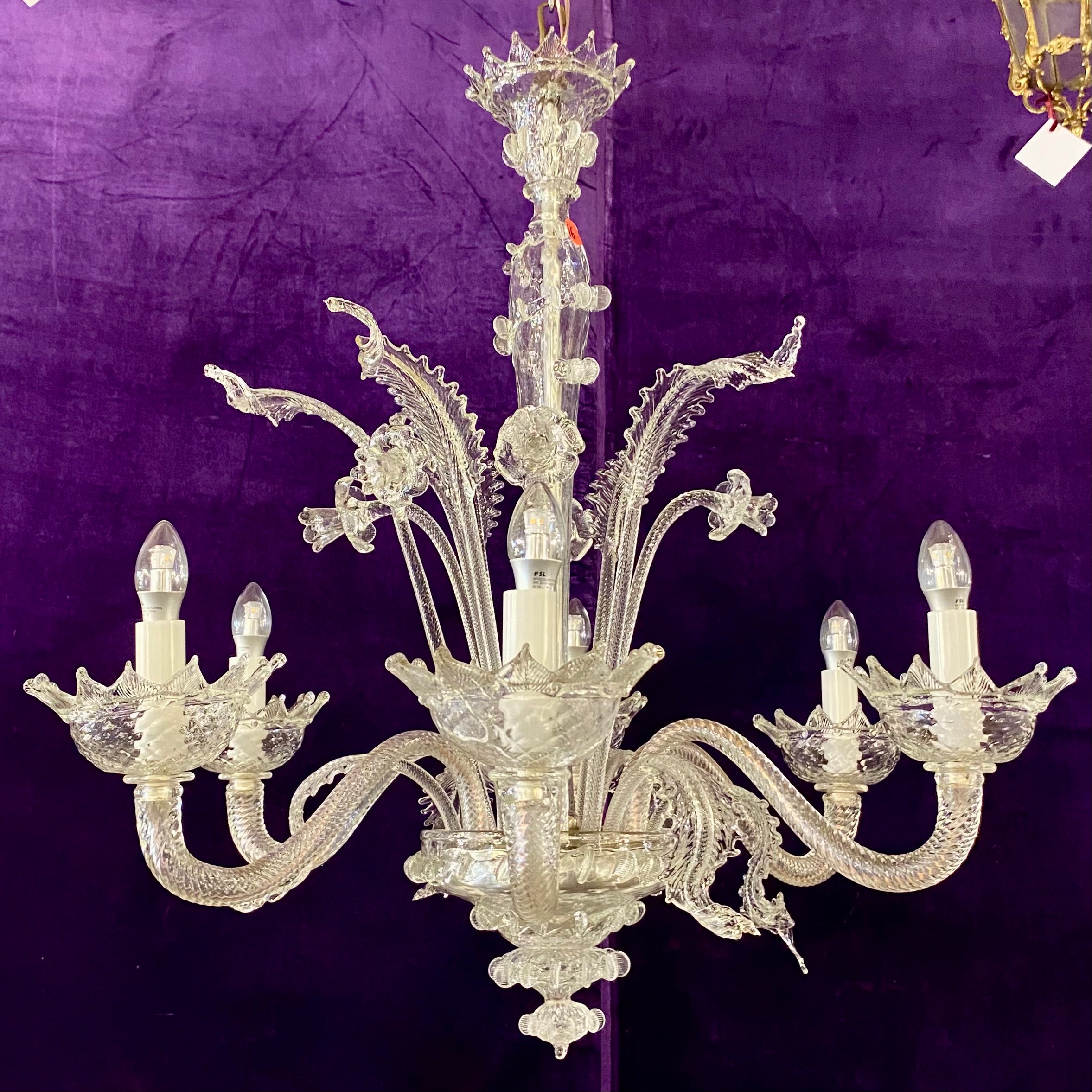 Exquisite Antique Murano Chandelier - SOLD