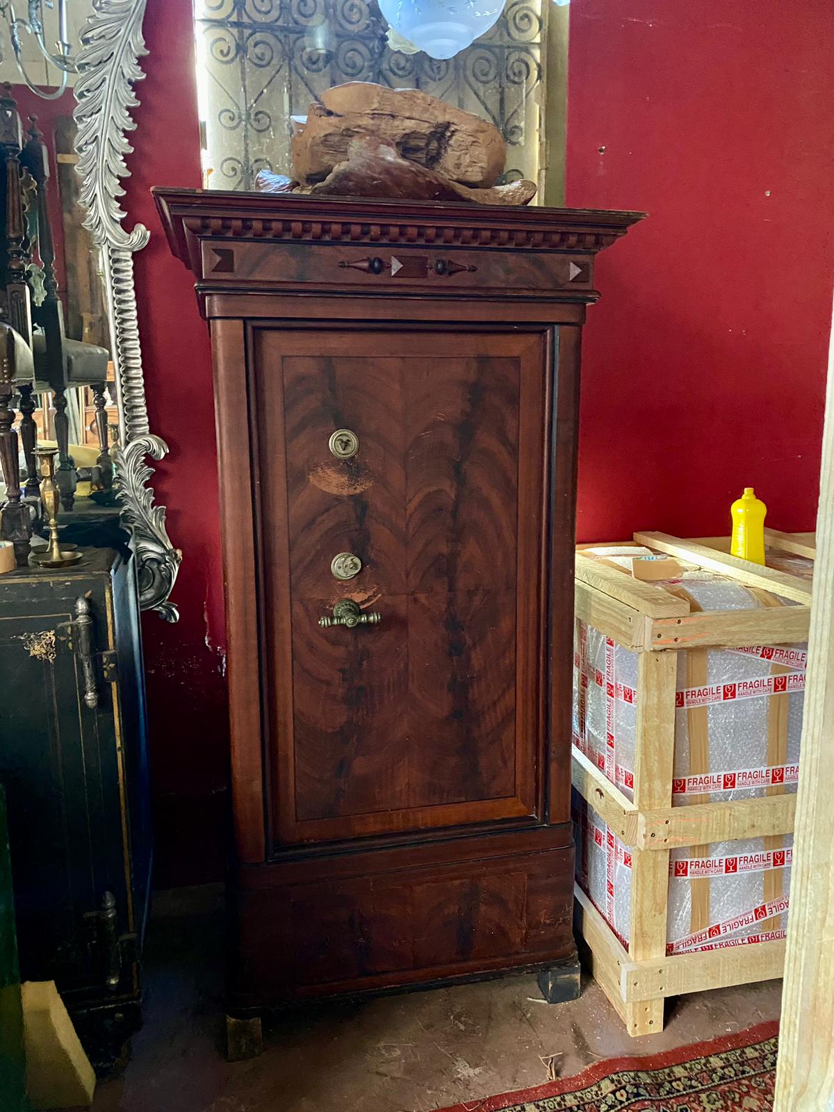 Phenomenal, Extremely Large and Unique Antique Bavarian Safe