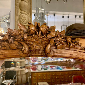 Rare Antique Empire Era Oak Dressing Table