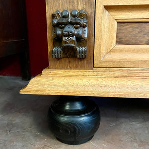 Antique Oak Cabinet From Holland