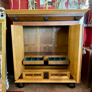 Antique Oak Cabinet From Holland