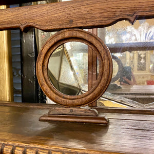 Antique Entrance Hall Oak Cabinet