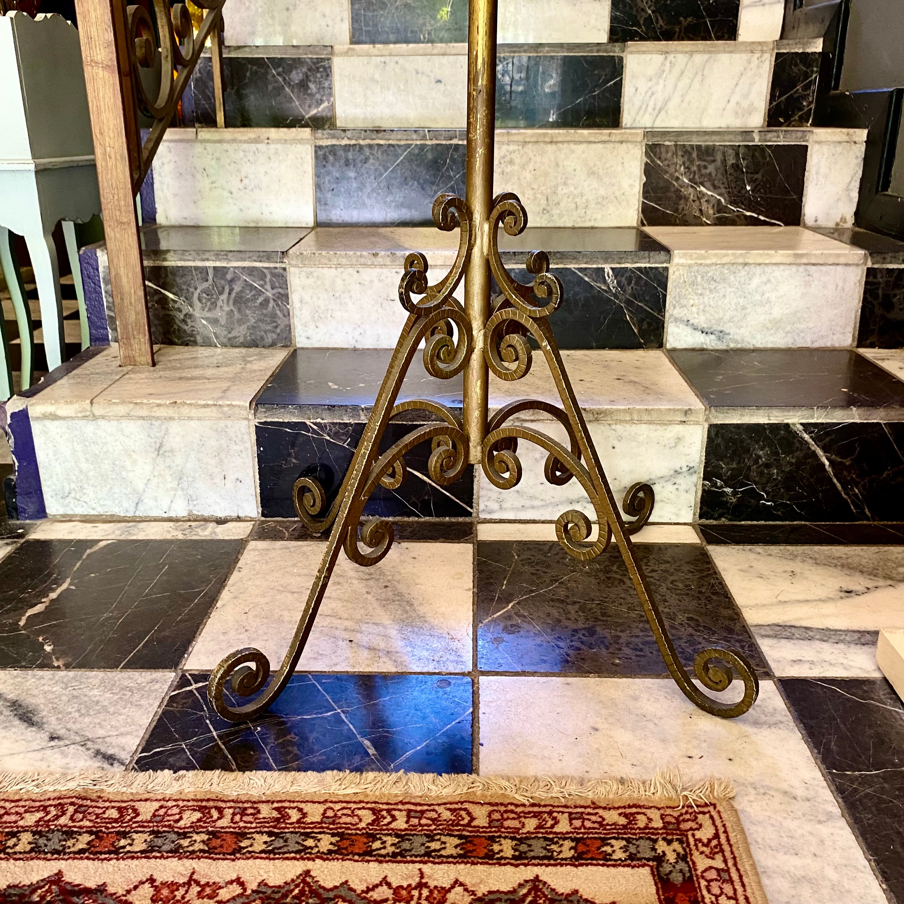 Vintage Brass Coat Stand