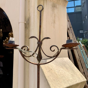 Adjustable Wrought Iron Electrical Candelabra