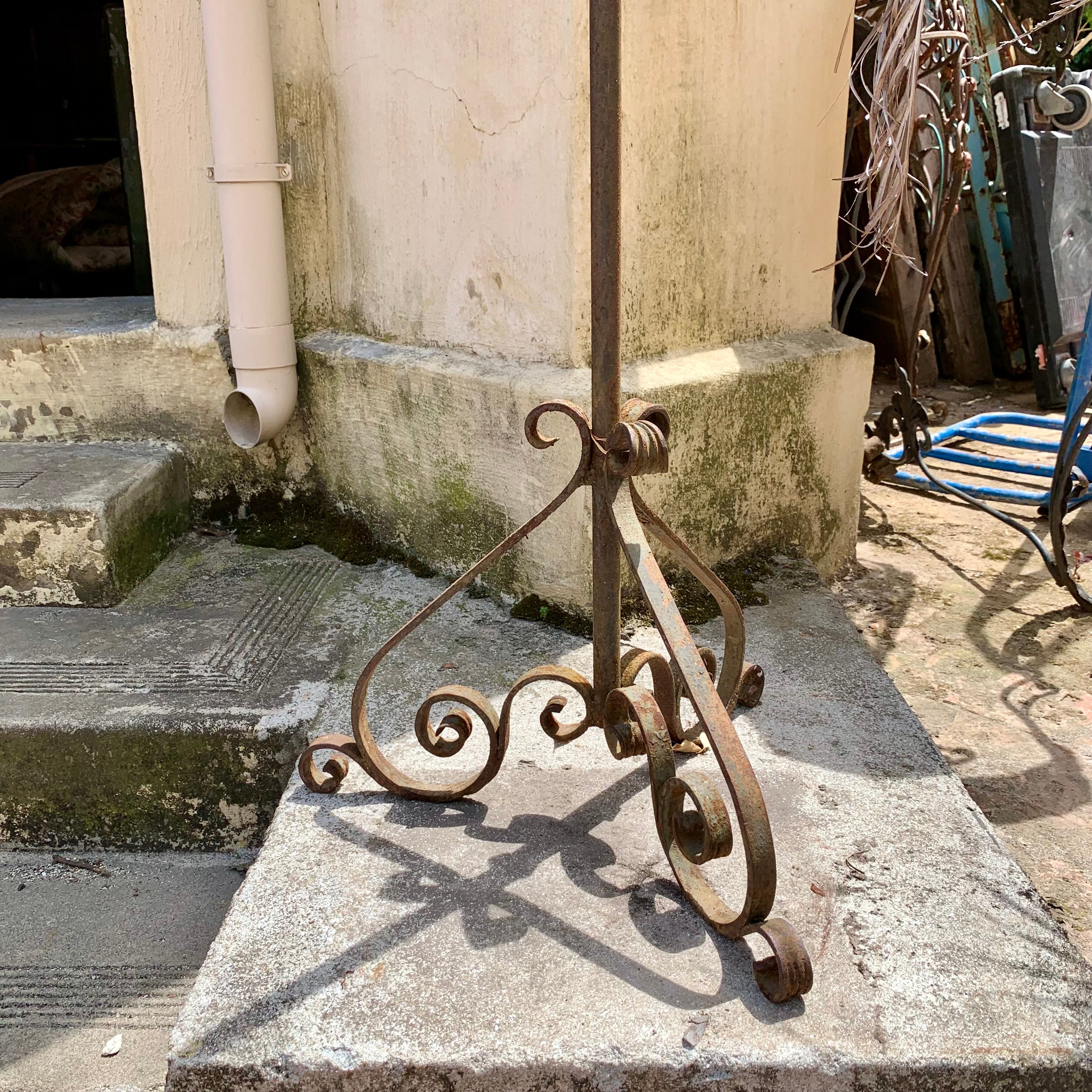 Adjustable Wrought Iron Electrical Candelabra