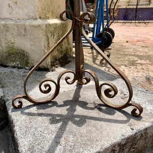 Adjustable Wrought Iron Electrical Candelabra