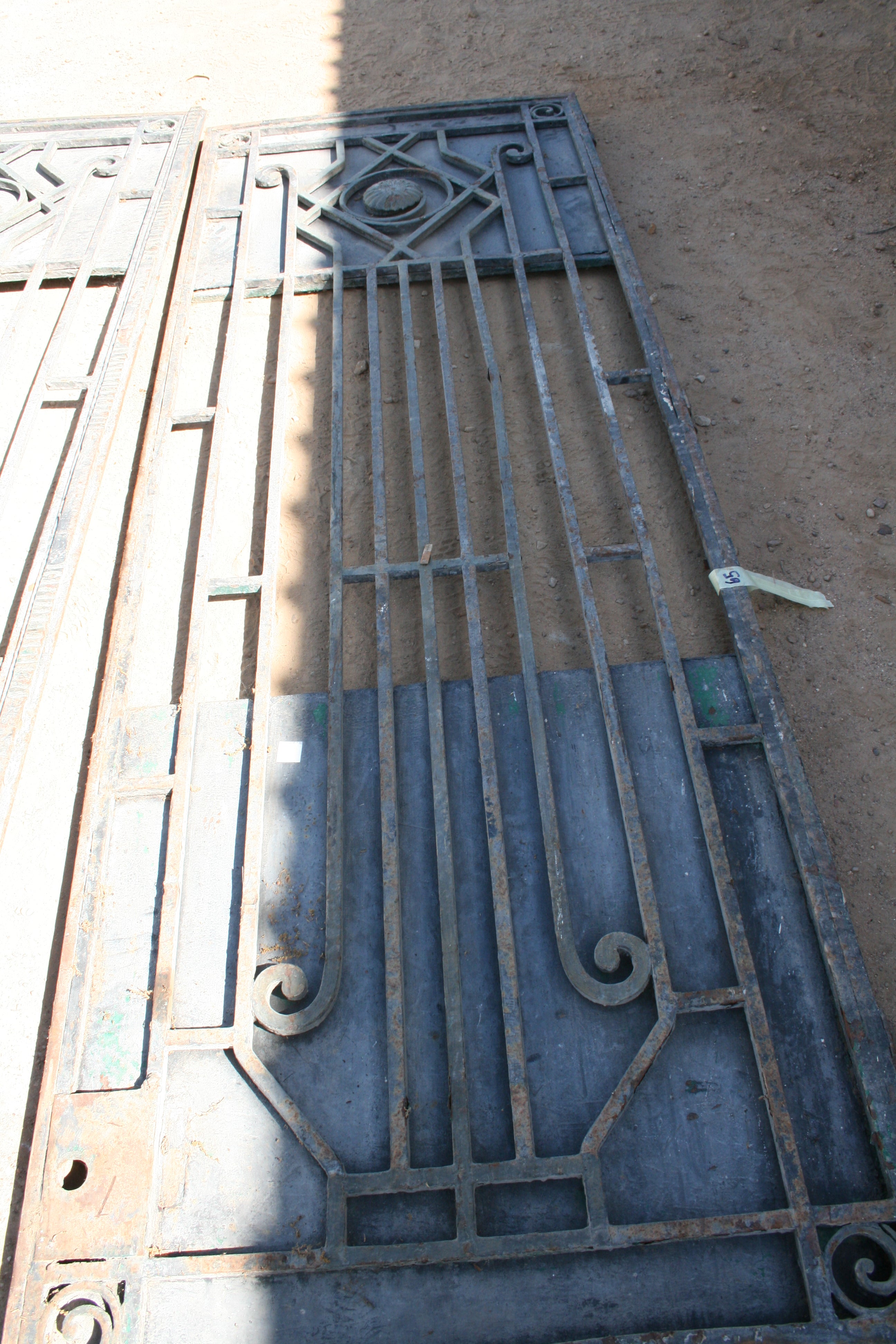 Antique Art Deco Steel Gate - 2