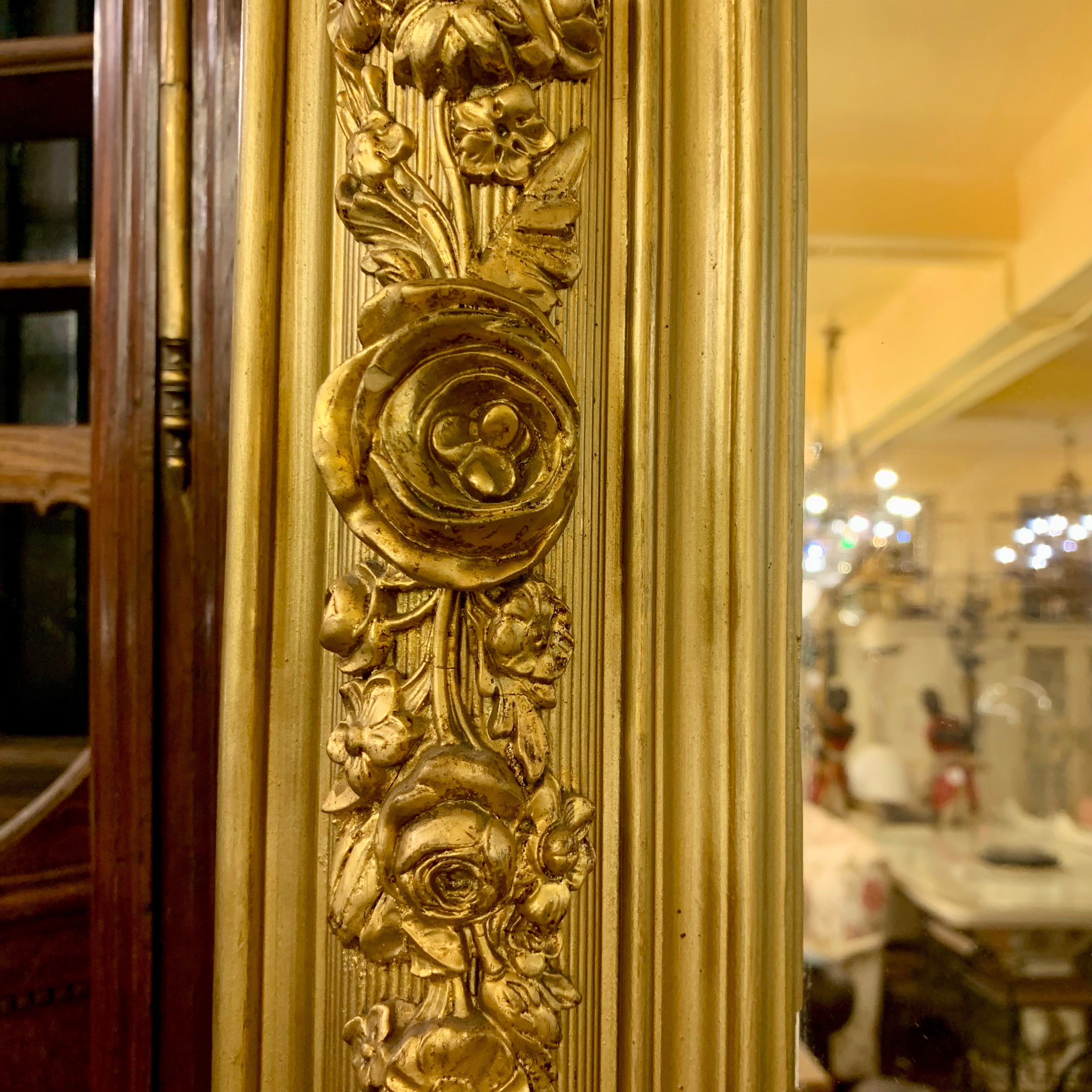 Gorgeous Gilt Gold Antique Mirror - SOLD