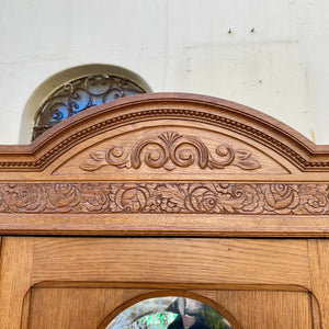 Antique French Country Oak Wardrobe