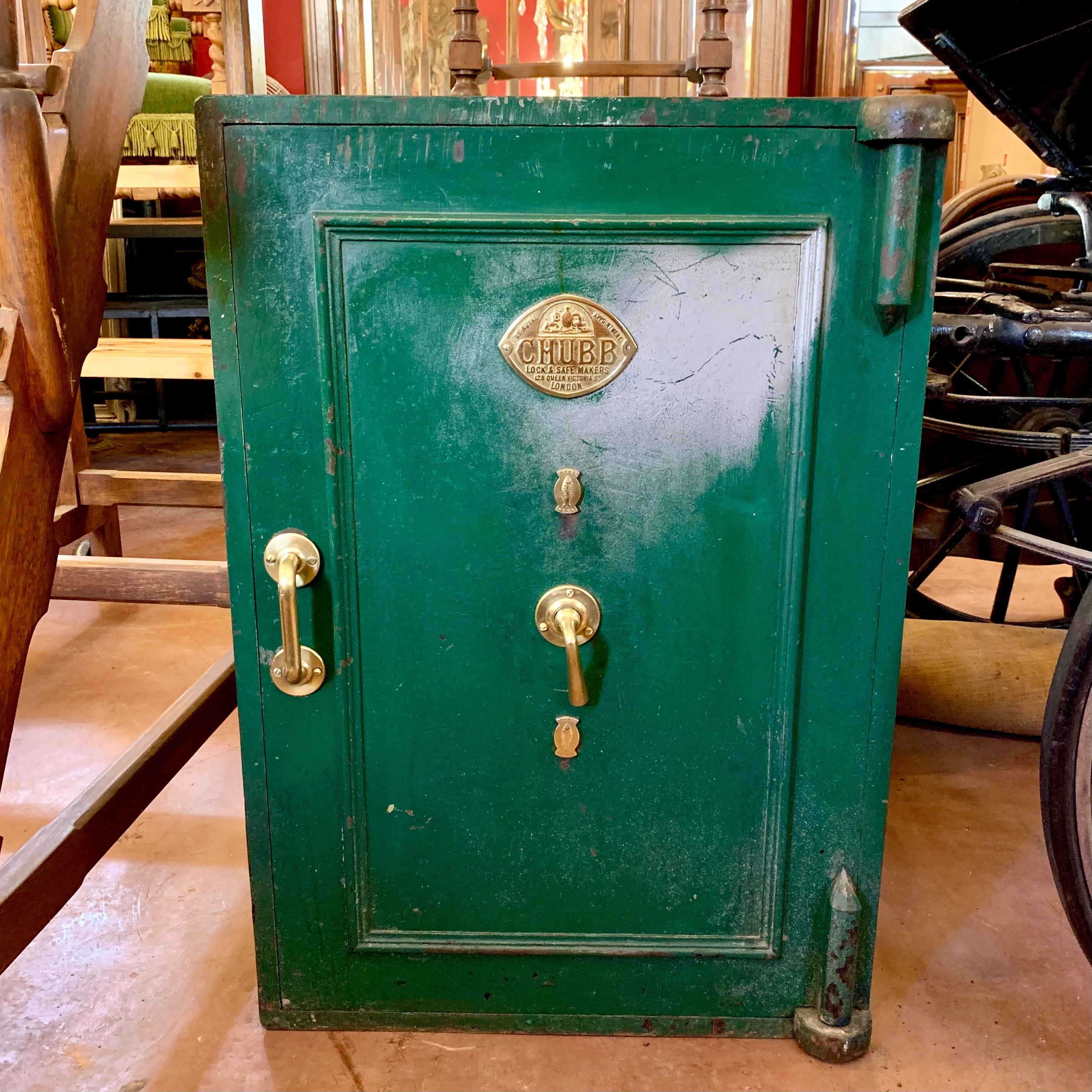 Large and Heavy Antique "Chubb" Safe