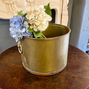 Antique French Brass Pot