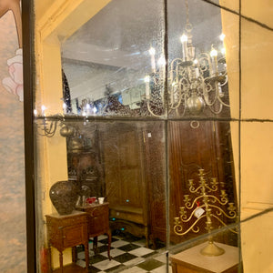 Beautiful Aged Paneled Ballroom Mirror