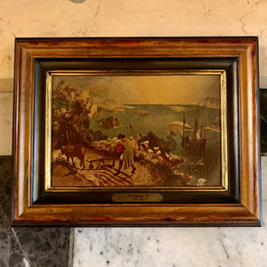 Antique Artworks in Gilt Frame - SOLD