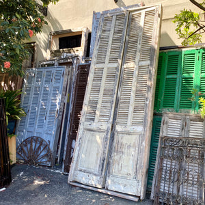 Large Salvaged Shutter Doors