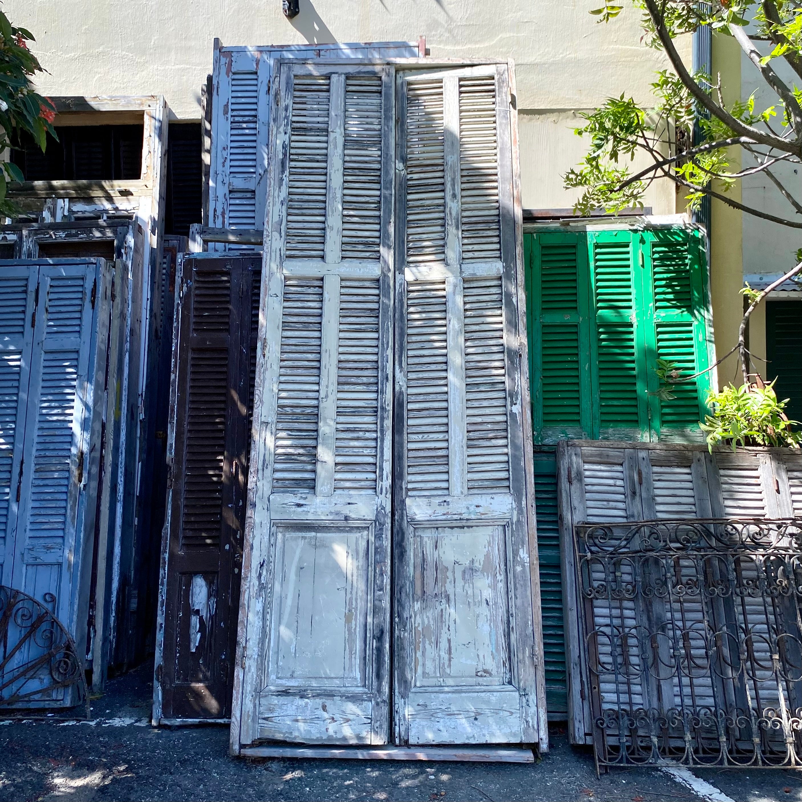 Salvaged Shutter Doors