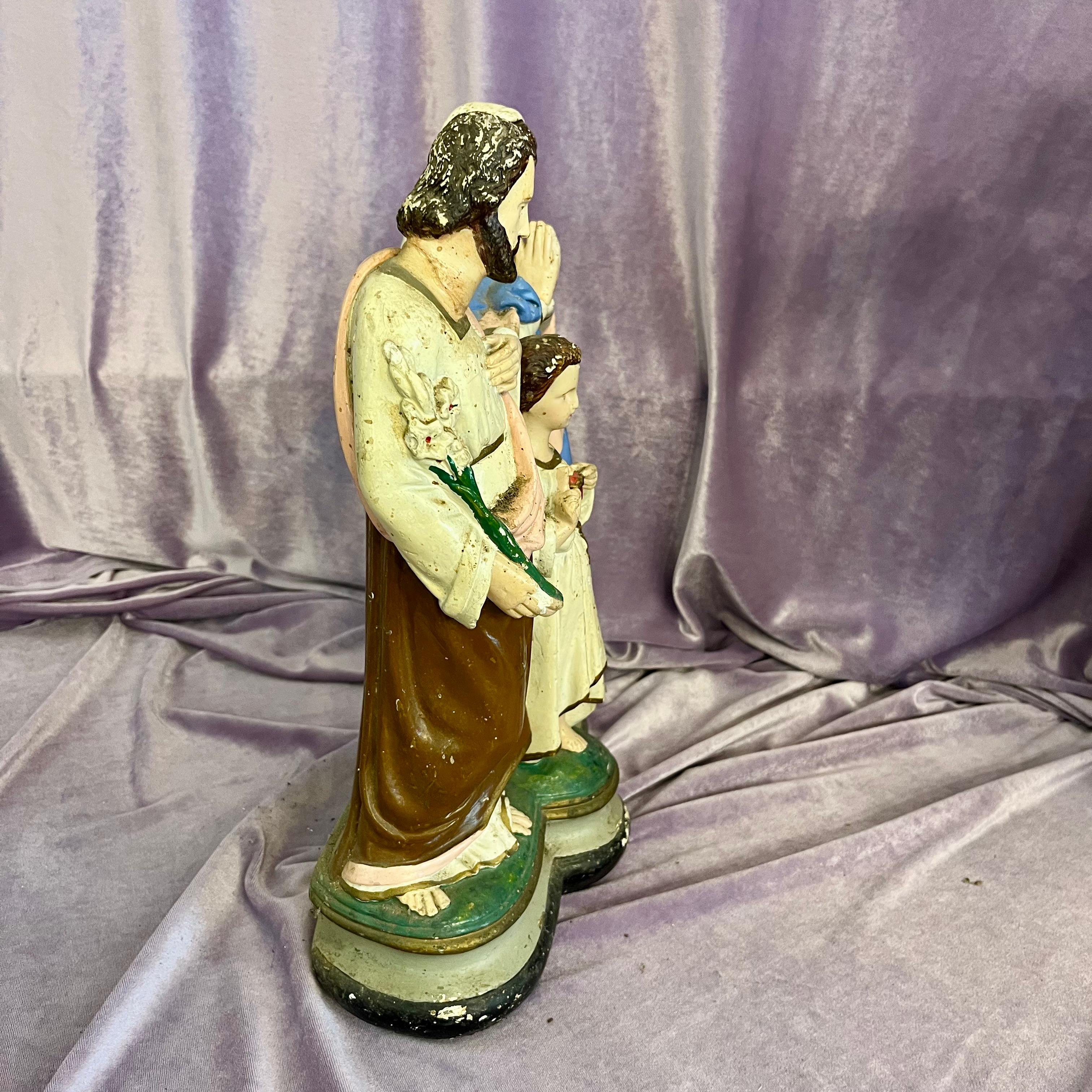 Holy Family devotional statue