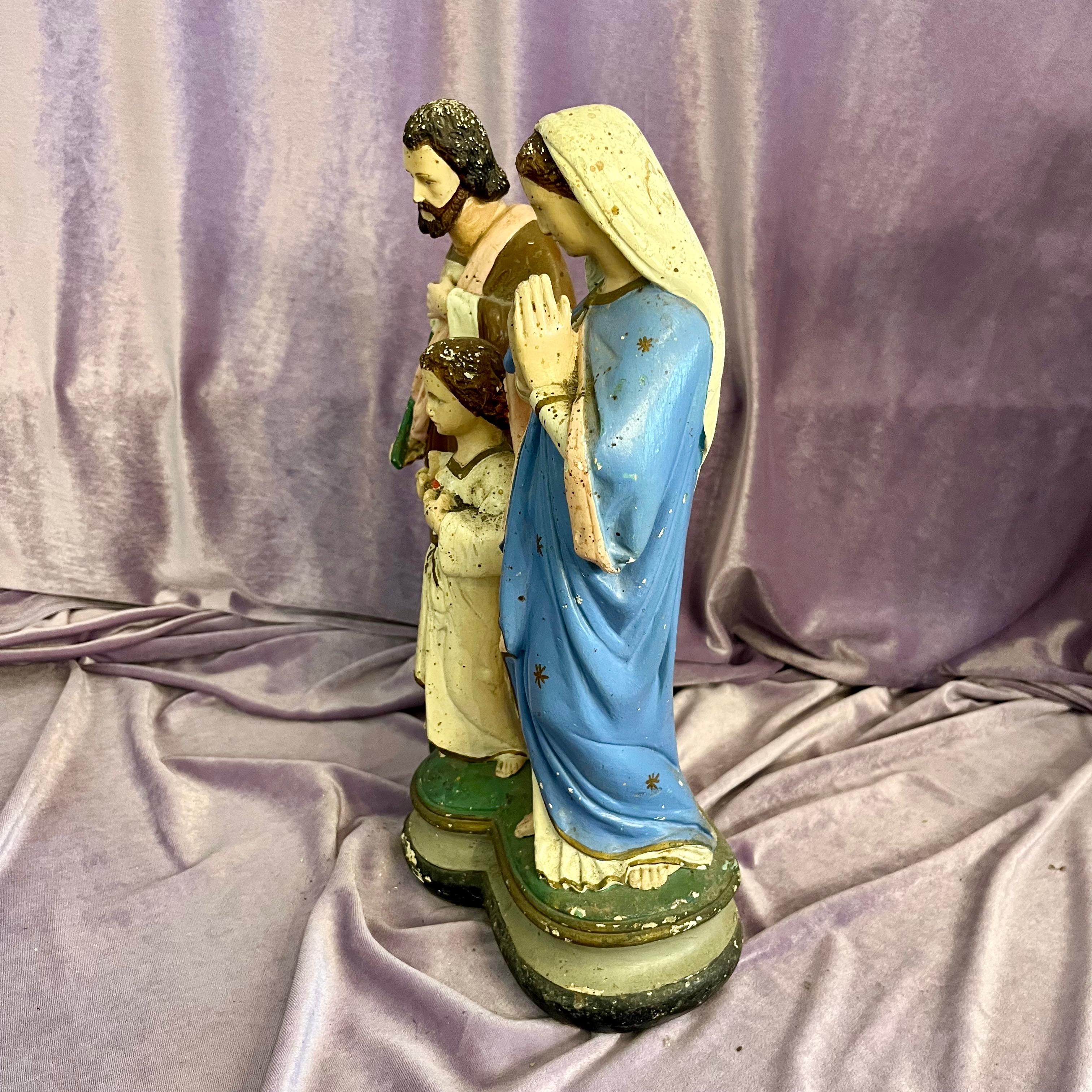 Holy Family devotional statue