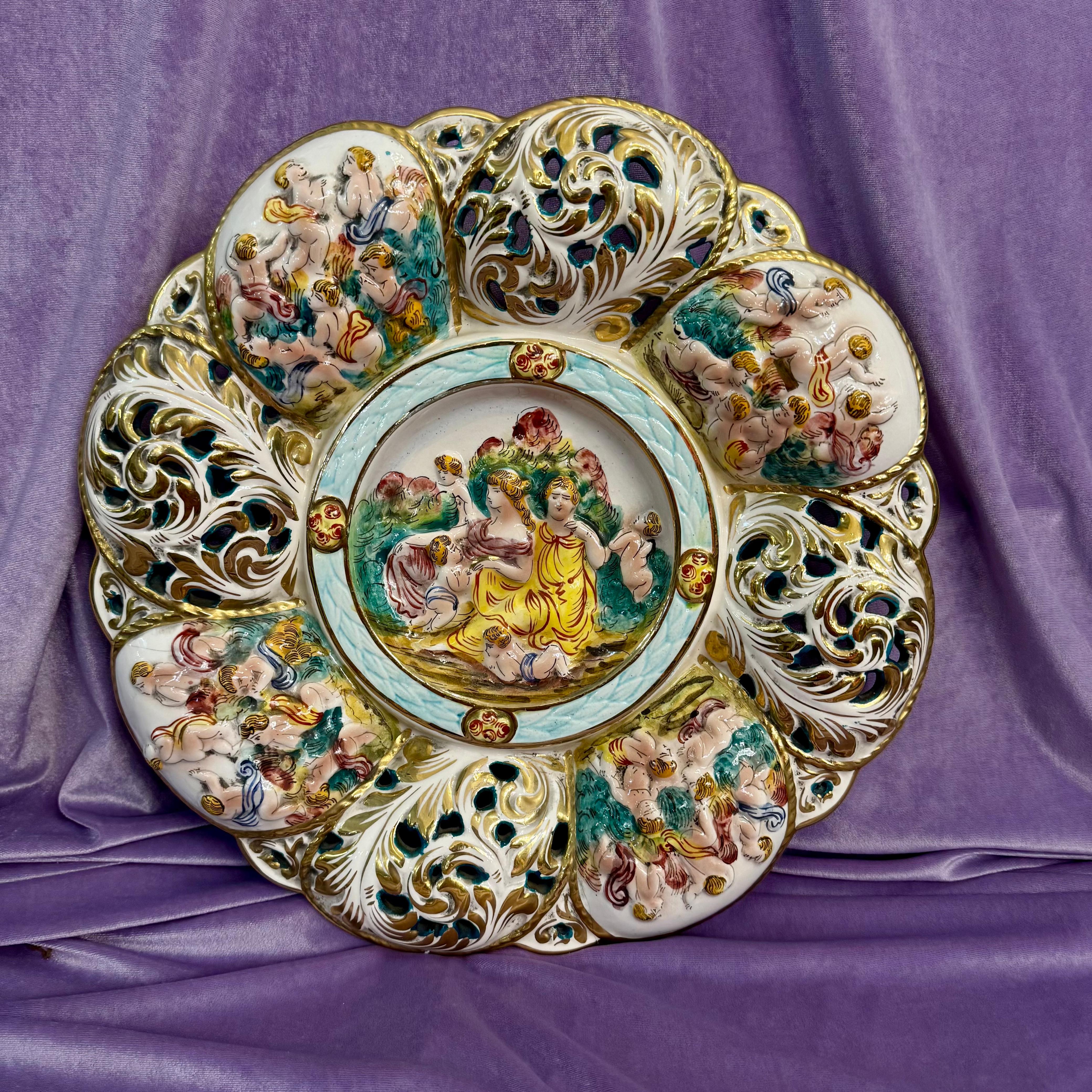 Capodimonte Decorative Wall Plate