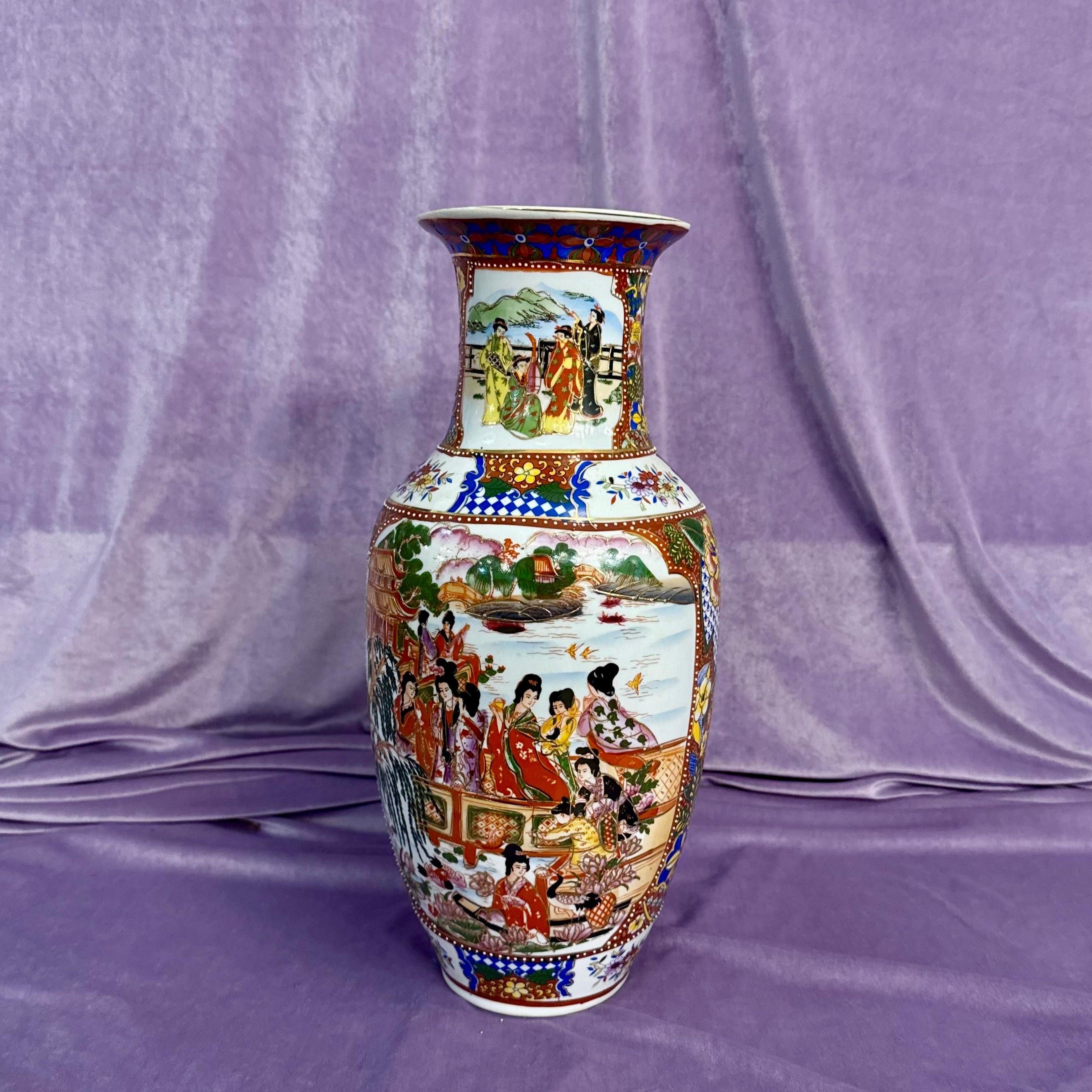 Large Satsuma Porcelain Vase - SOLD