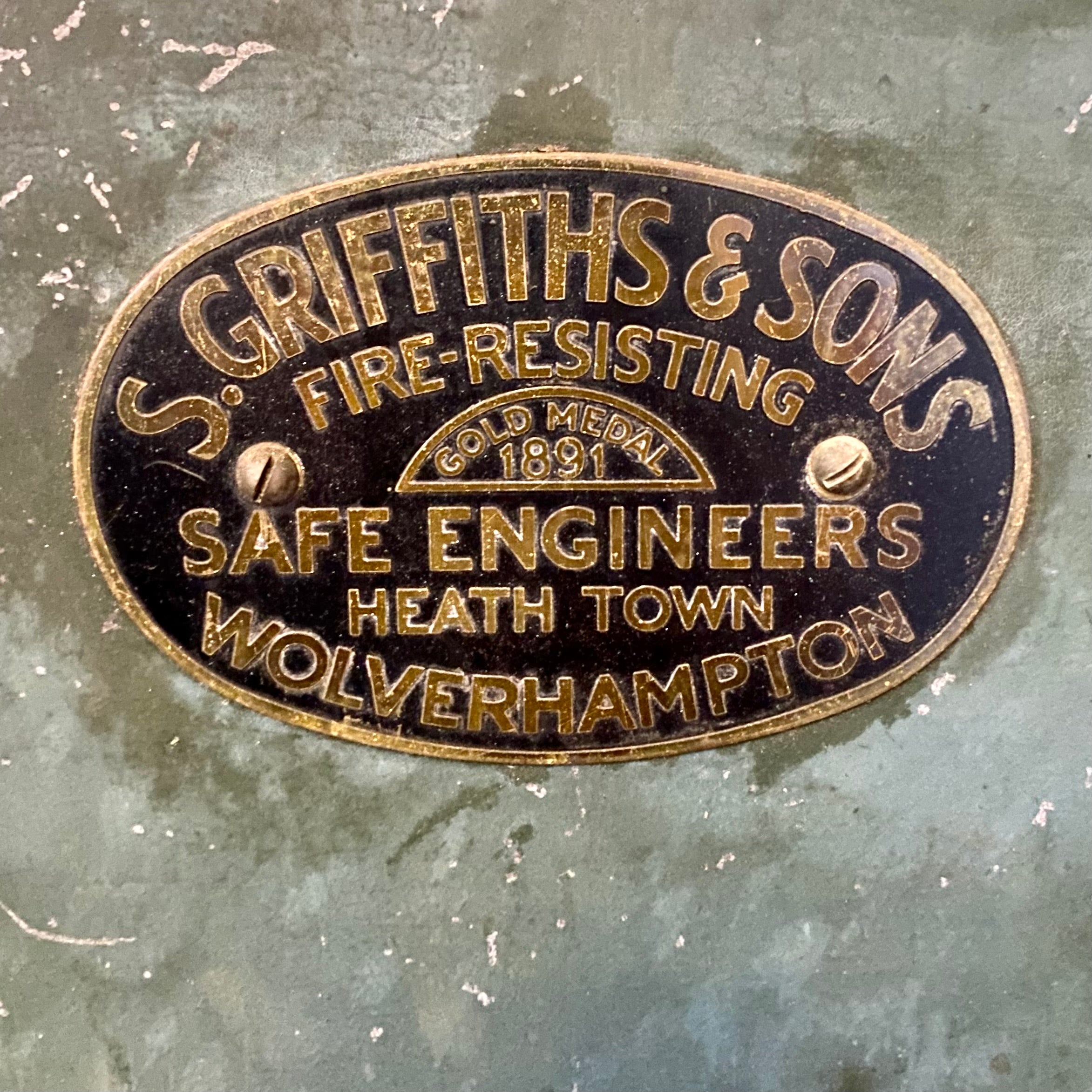 Antique "S.Griffiths & Sons" Safe - SOLD