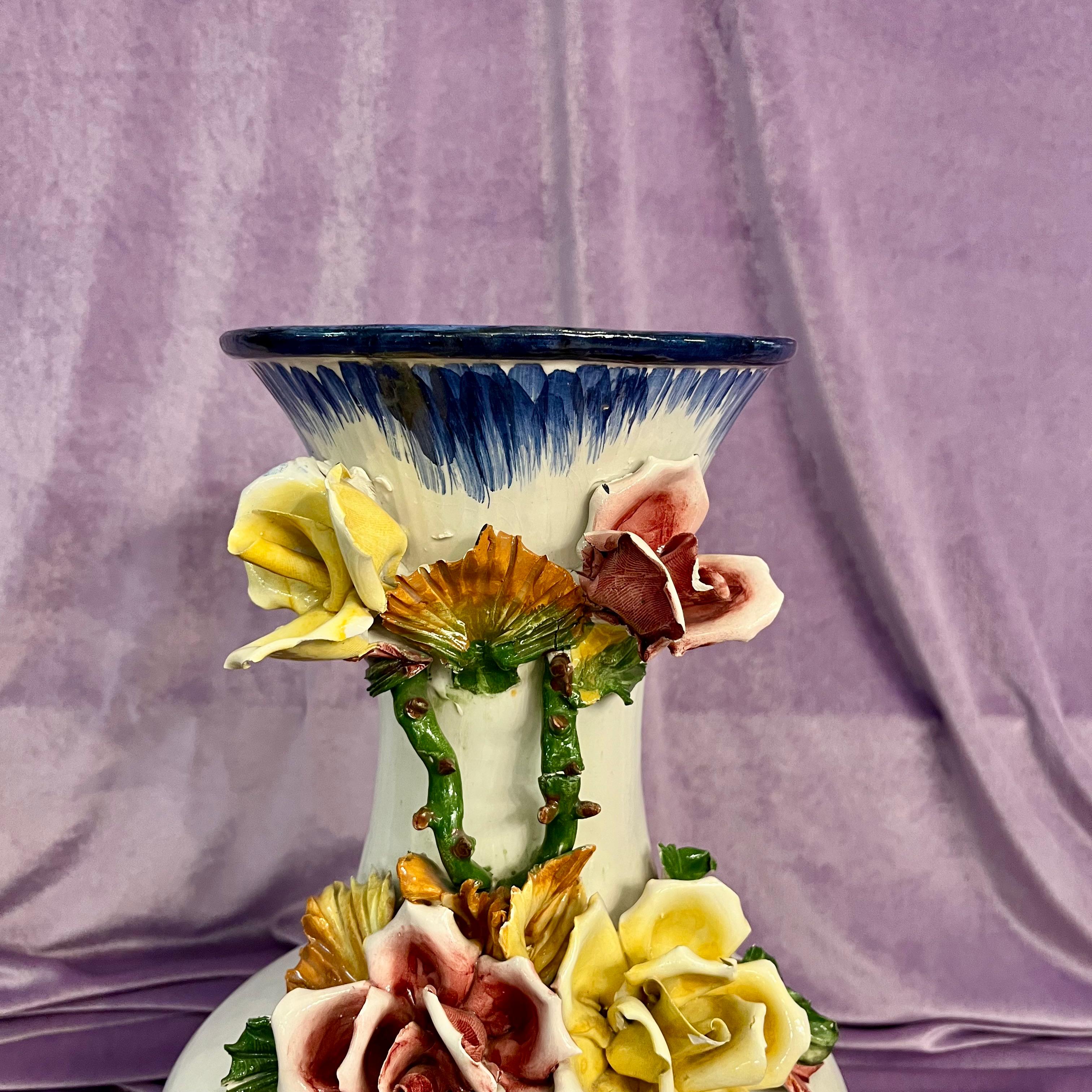 Vintage Capodimonte Urn