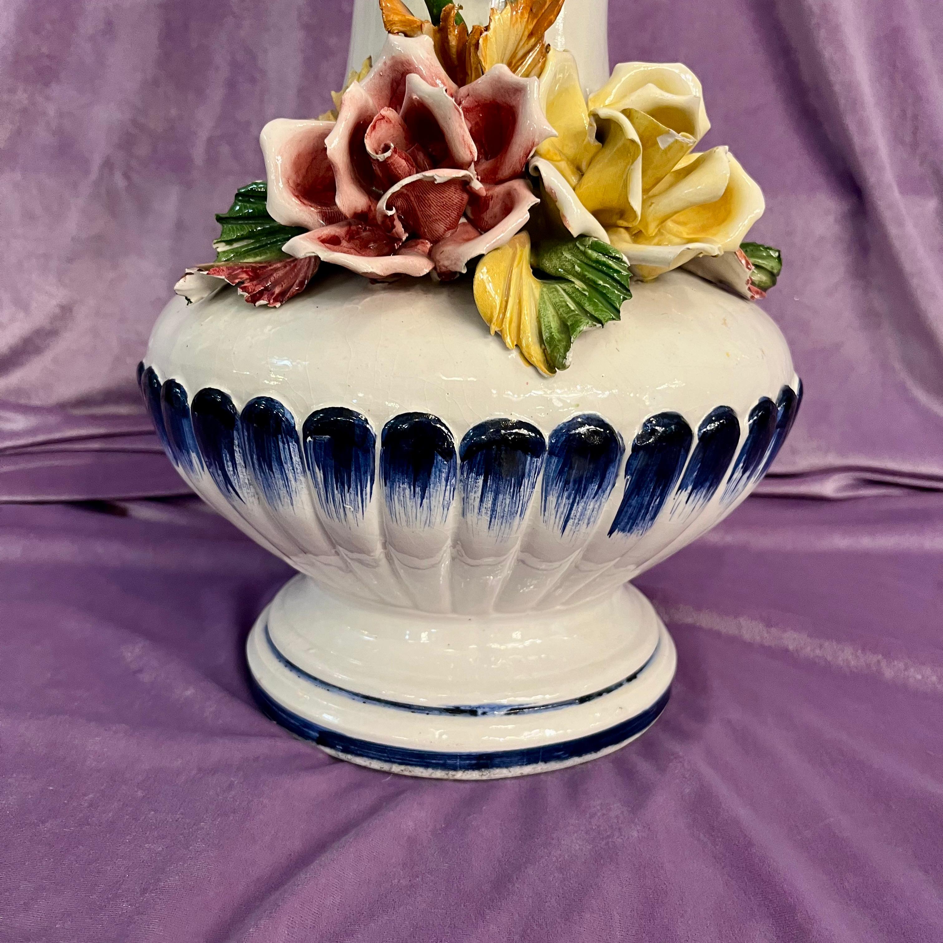 Vintage Capodimonte Urn