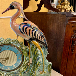 Stunning Mid-Century Modern Glazed Ceramic Clock