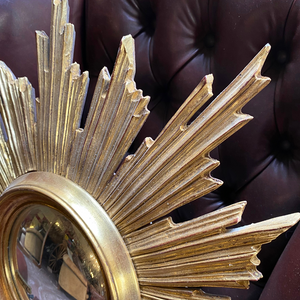 Vintage Sunburst Mirror