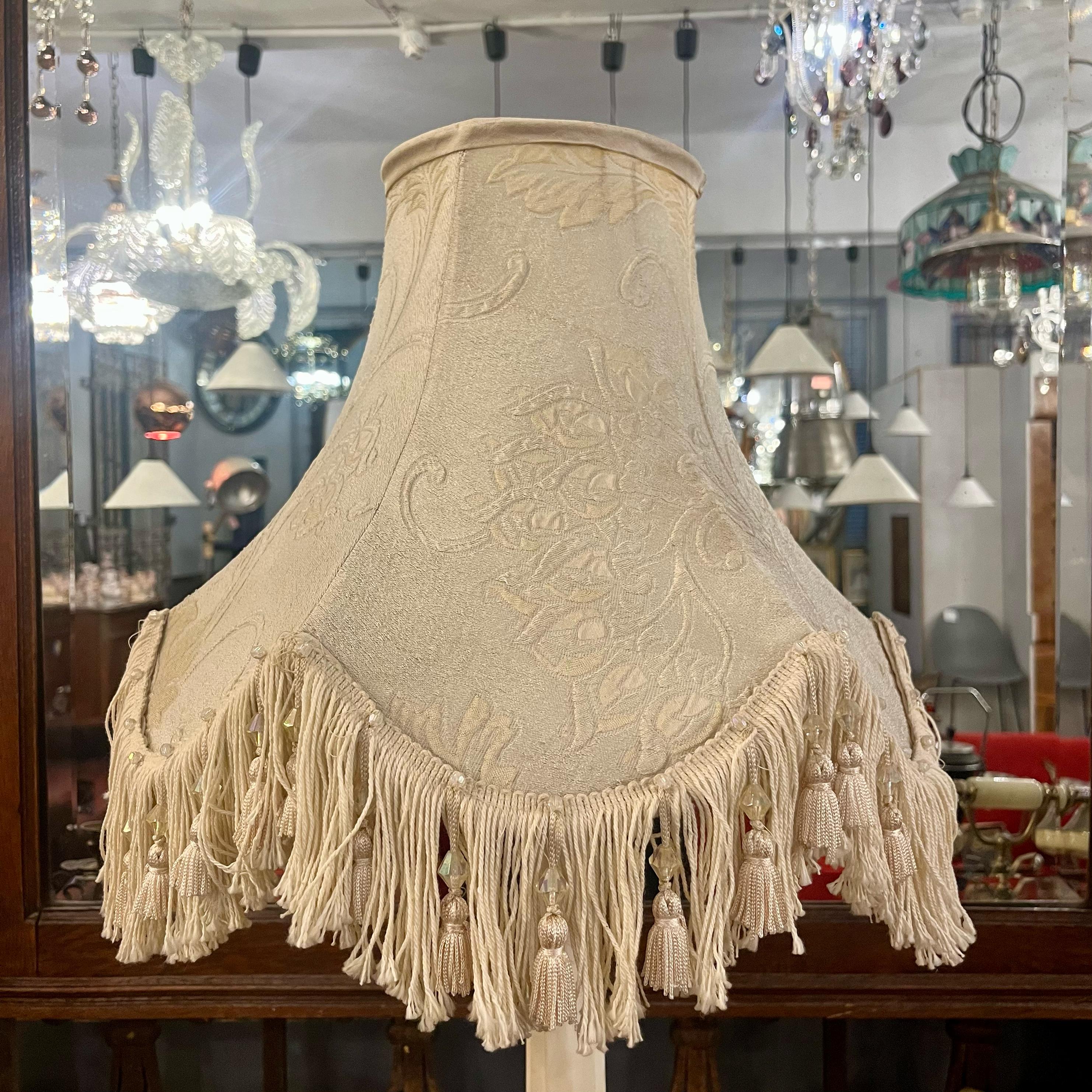 Vintage Cream Lamp Shade - SOLD