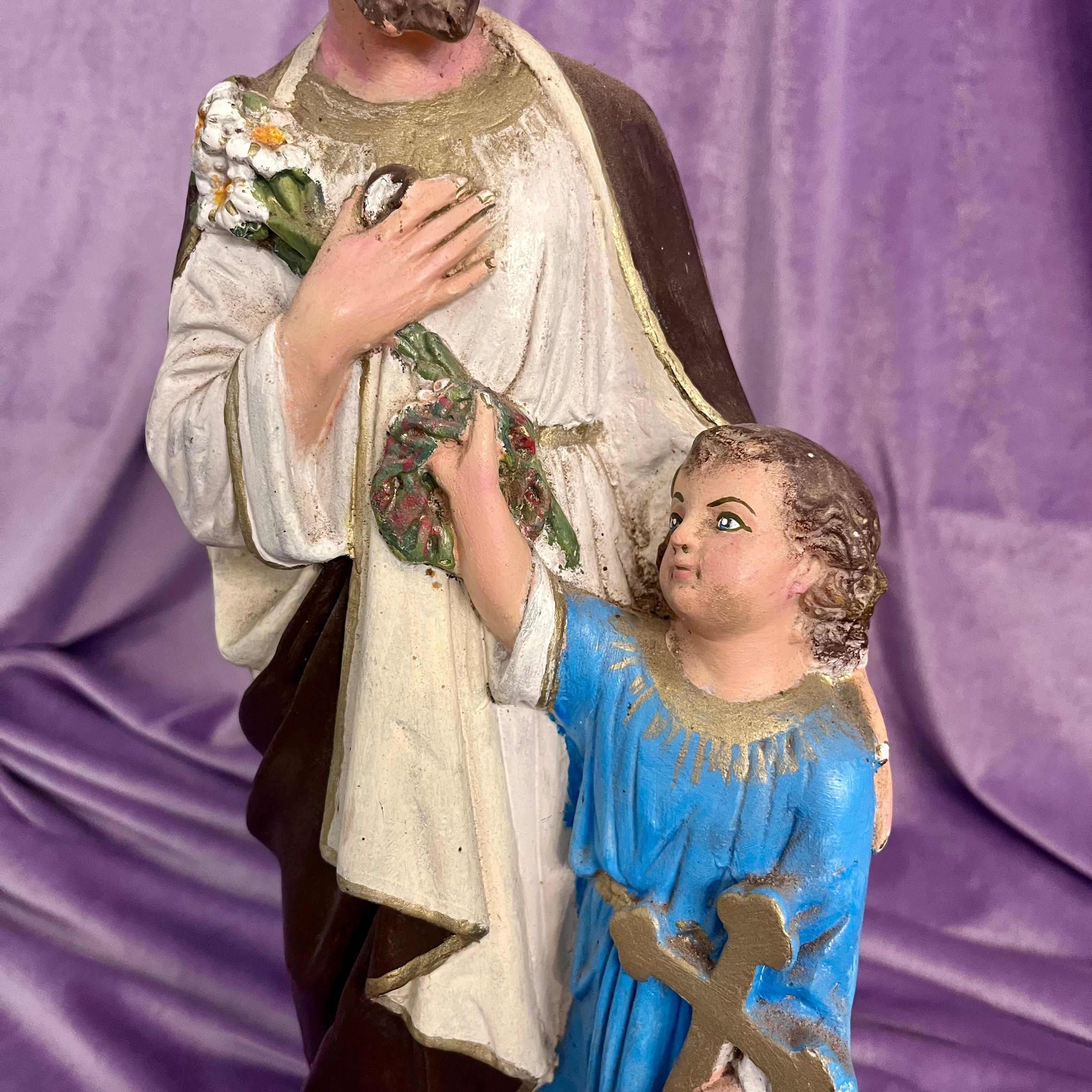 Statuette of Joseph and Baby Jesus
