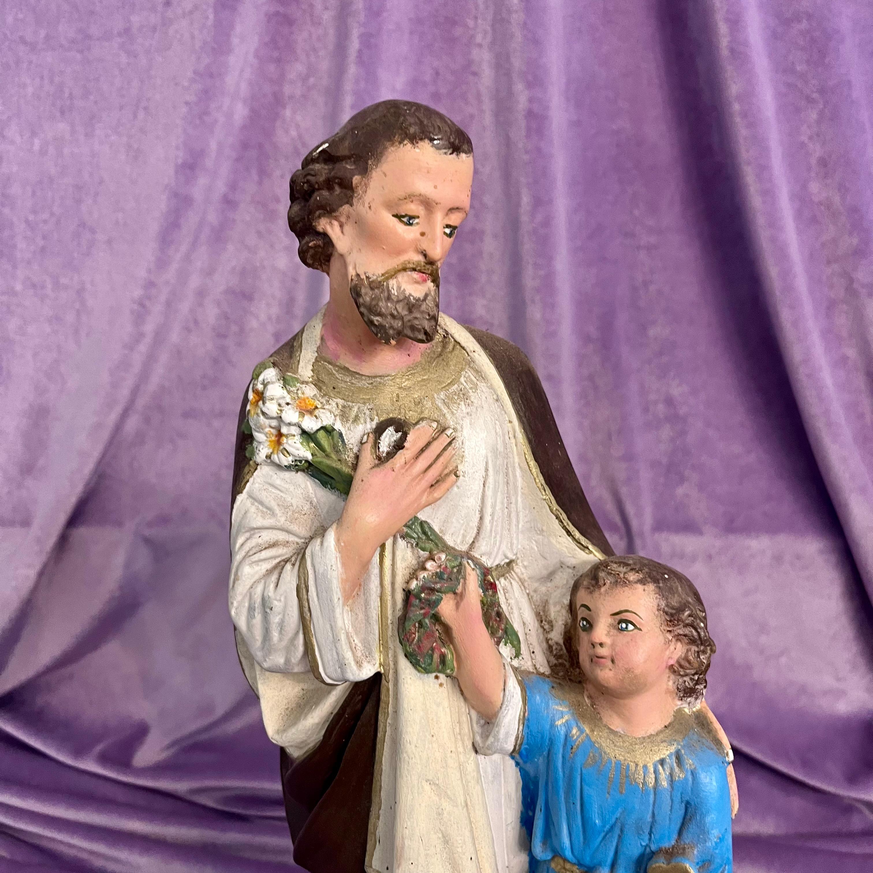 Statuette of Joseph and Baby Jesus