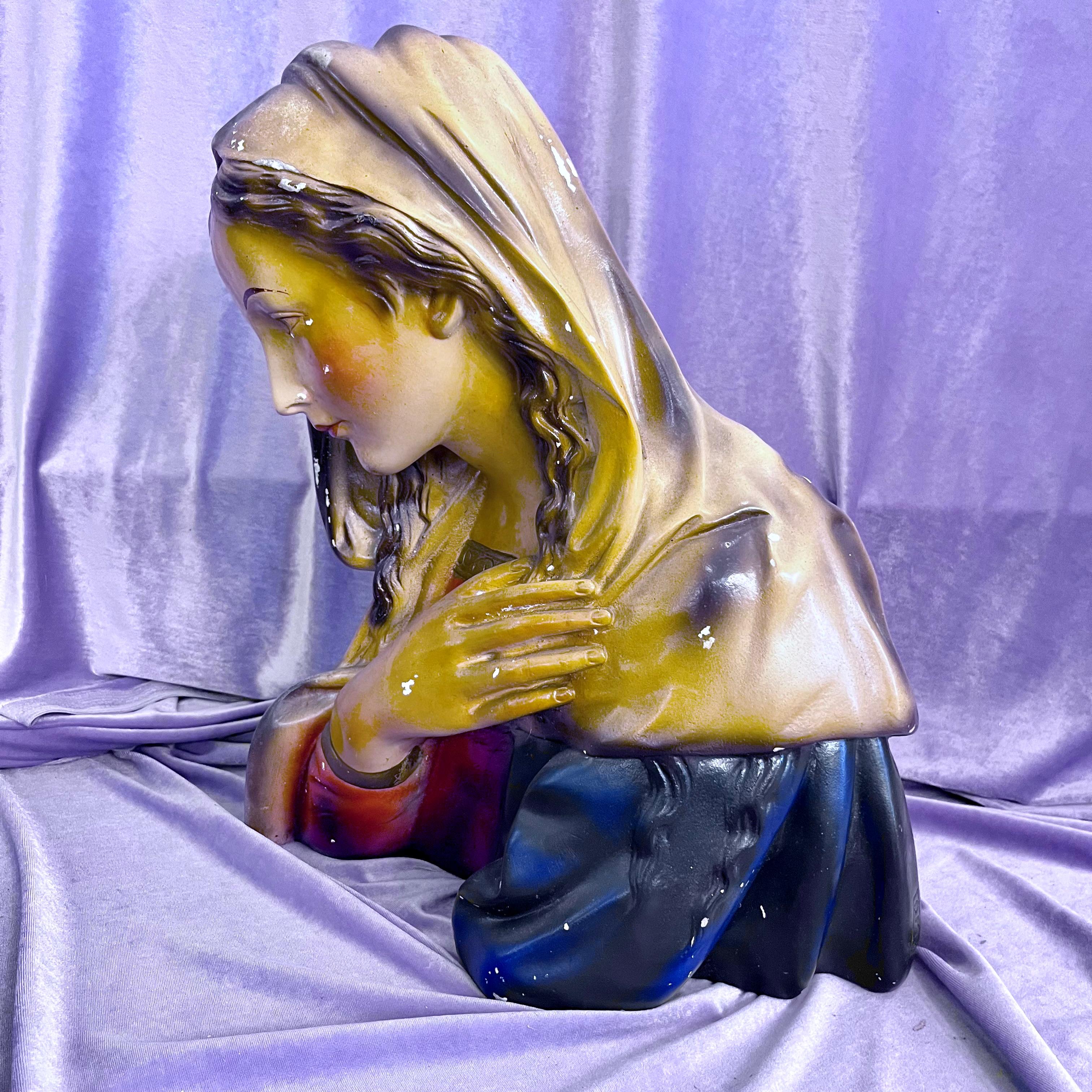 Serene Madonna Bust