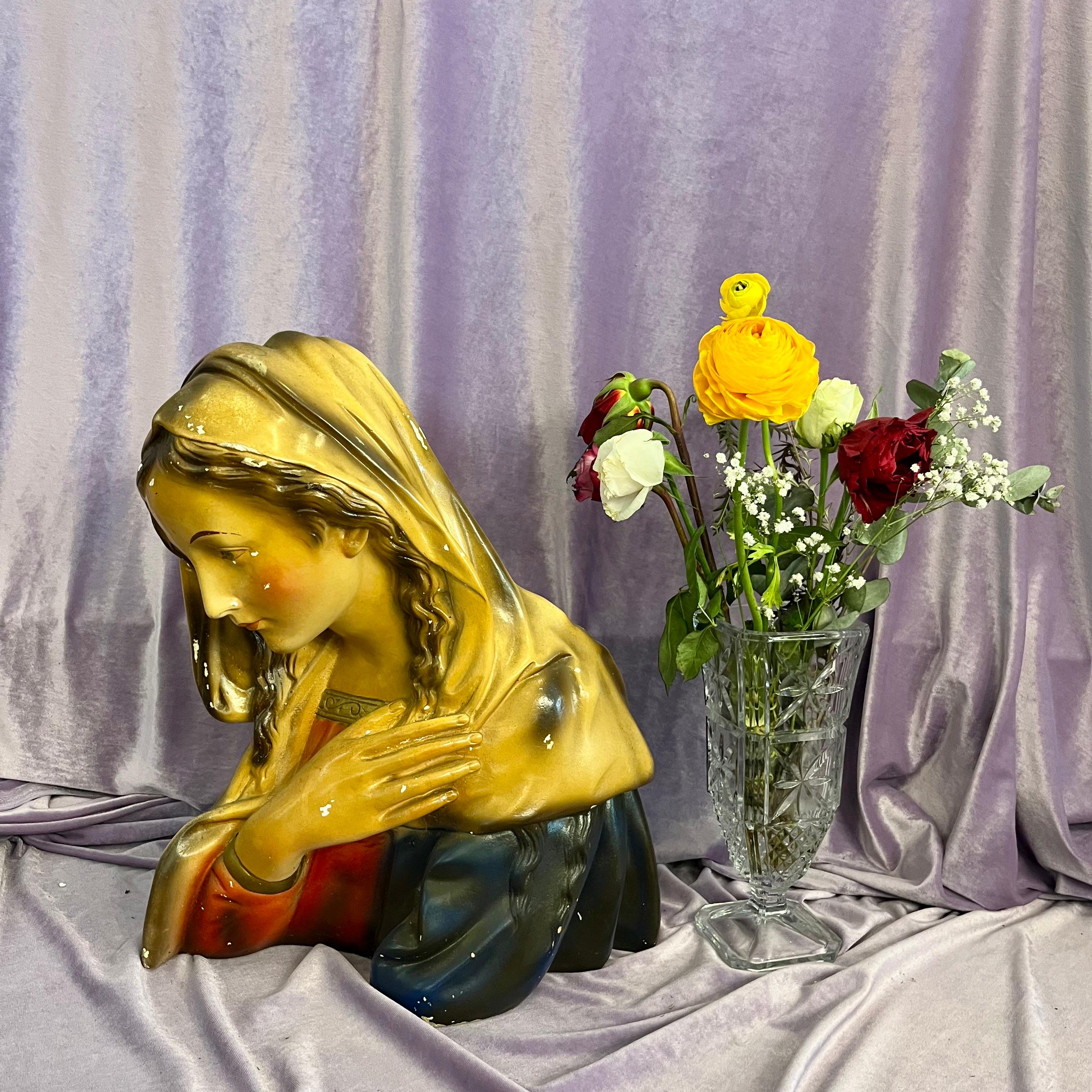 Serene Madonna Bust