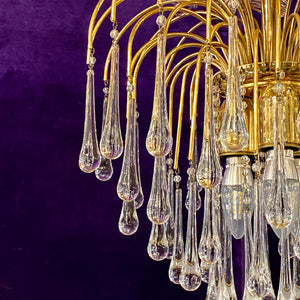 Stunning 1960's Chandelier Attributed to Venini