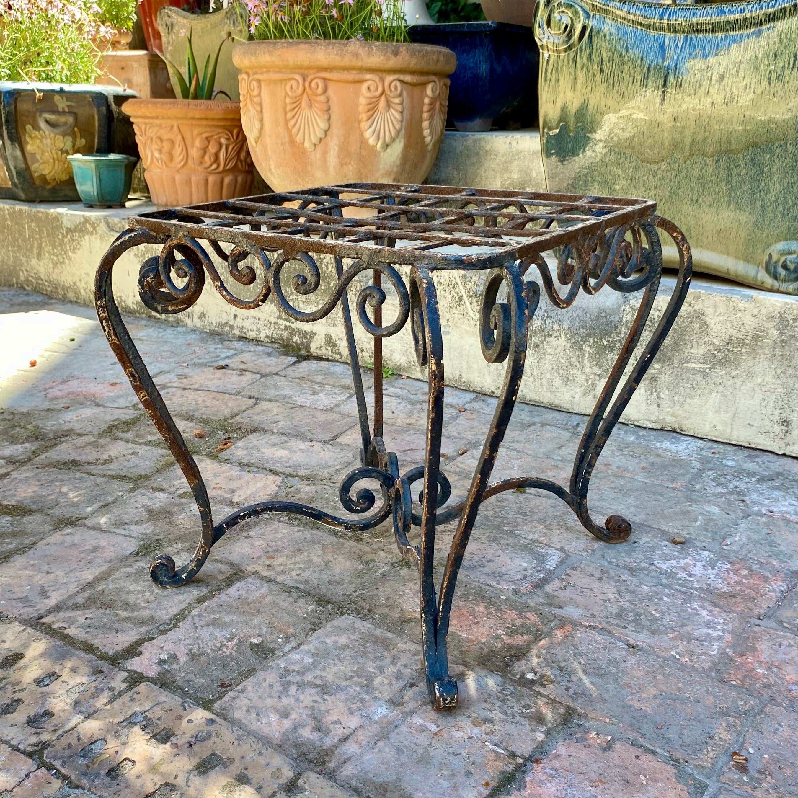 Sweet Wrought Iron Garden Stool