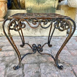 Sweet Wrought Iron Garden Stool