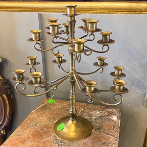 Smaller Antique Brass Candelabra - SOLD