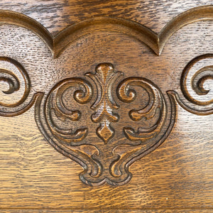 Antique French Oak Coat Rack